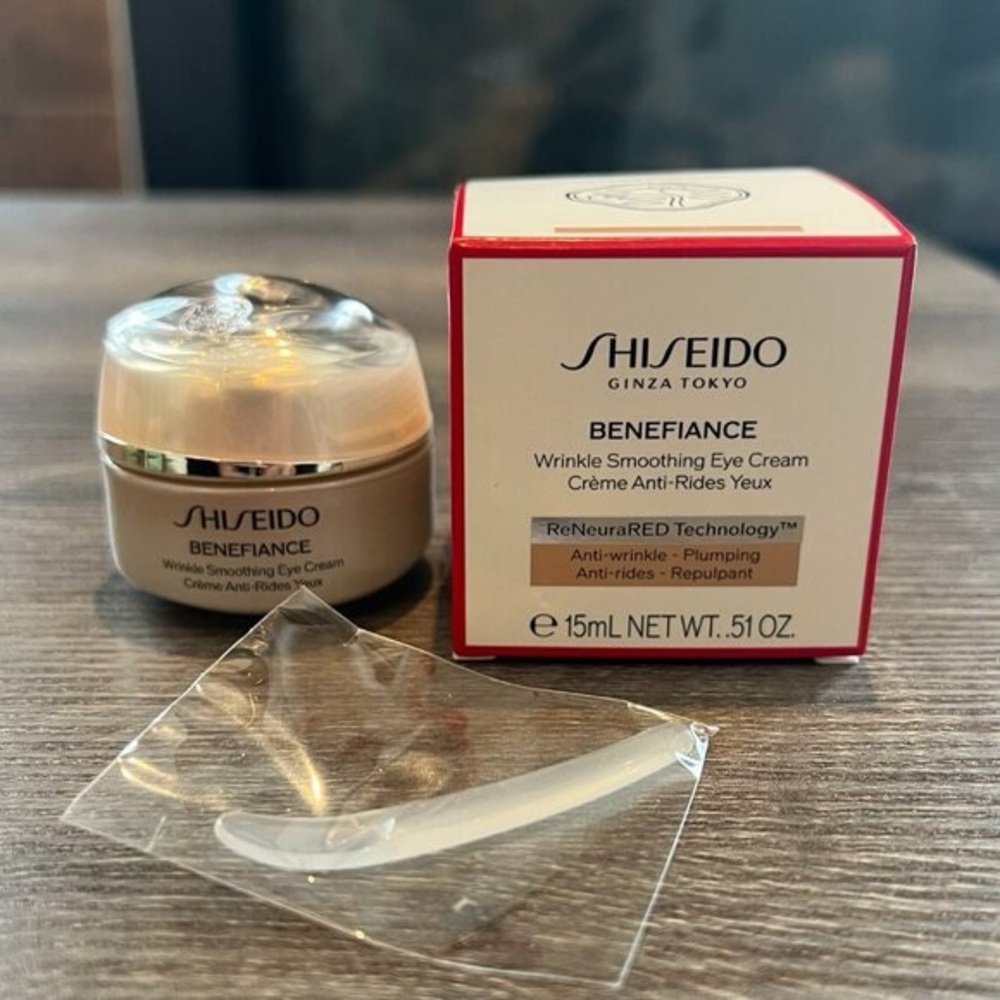 New Shiseido Benefiance Wrinkle Smoothing Eye Cream 15ml